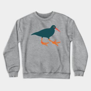 OYSTERCATCHER Coastal Ocean Sea Bird with Big Feet - UnBlink Studio by Jackie Tahara Crewneck Sweatshirt